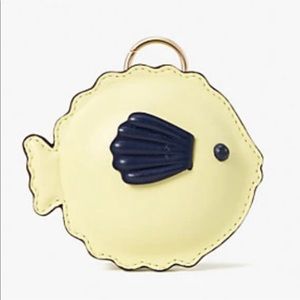 Kate Spade Special Limited Edition Discontinued Lemon Meringue Puffy Coin Purse.